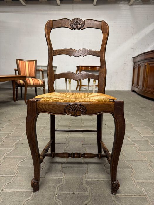 Stół i 6 krzeseł Ludwik stół rozkładany stół drewniany dąb