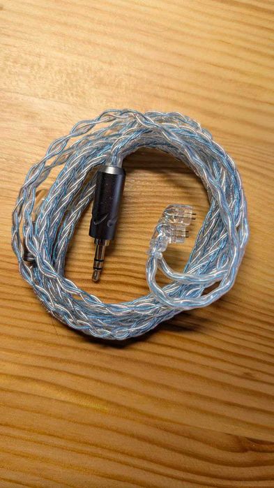 Кабель 3.5мм QKZ T1 Blue/Yellow/Brown