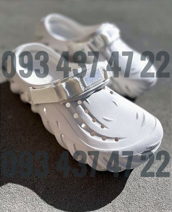Крокси Сабо Унісекс Crocs Crocs Хіт Сезону Crocs ECHO Clog White
