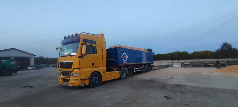 Usługi transportowe transport materiałów sypkich