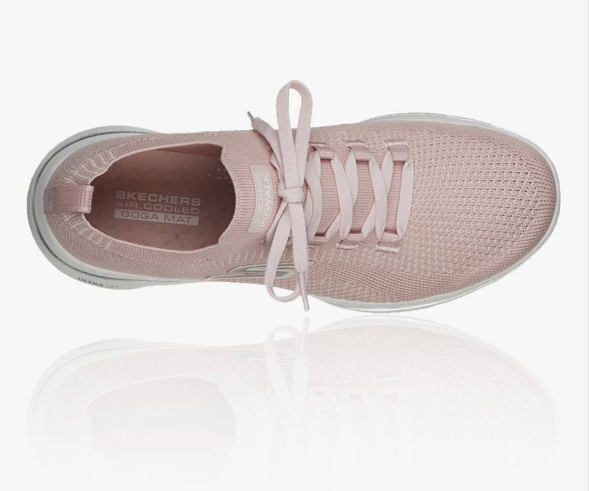 Кросівки Skechers Go Walk Air-Cooled Goga Mat, рожеві, розмір 39