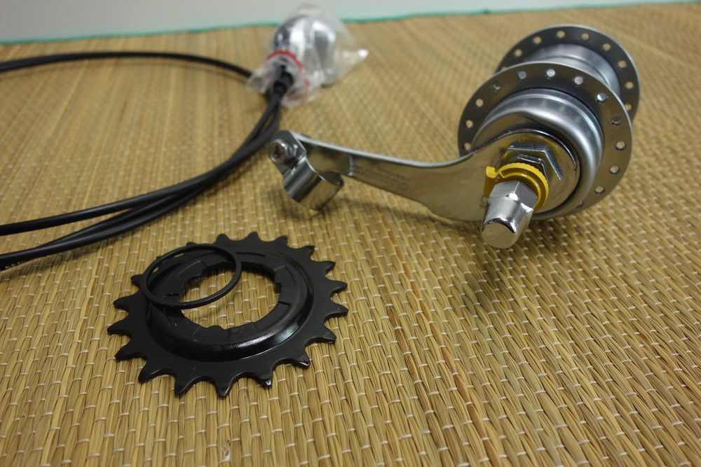 Piasta Shimano Nexus 3+Manetka+Sterowanie+Zębatka Nowy Komplet