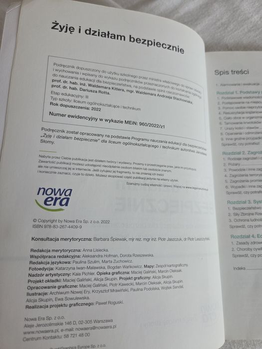 Żyję i działam bezpiecznie 1lo
