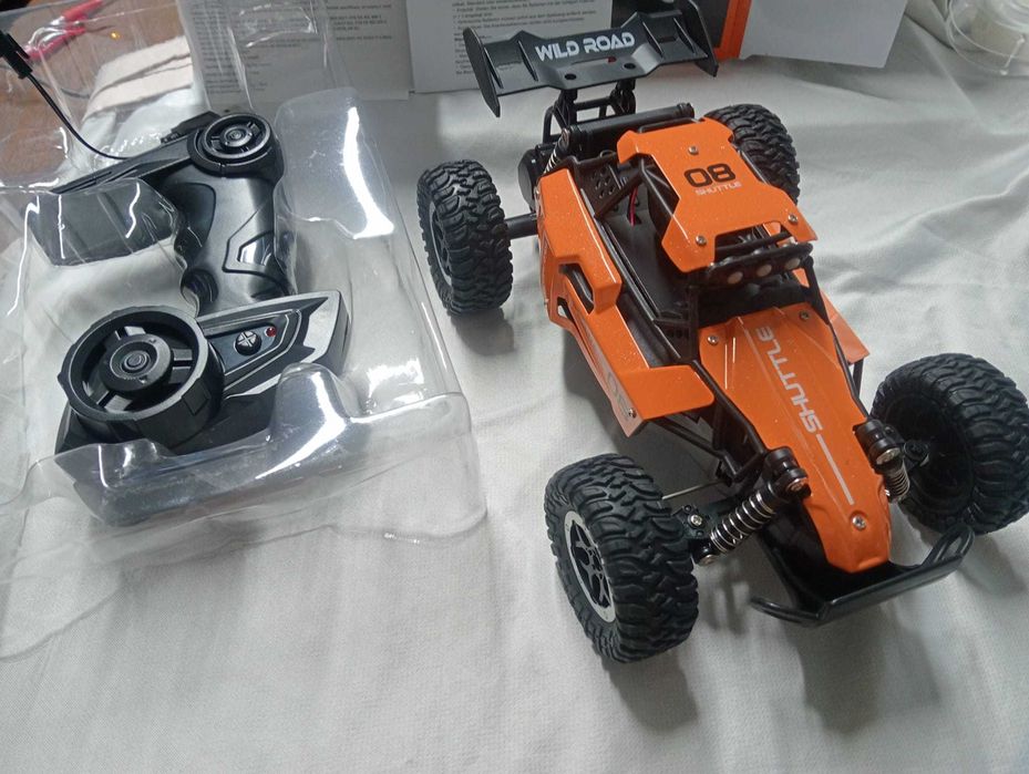 Carro Comando RC 1:16 Sulu Rc Buggy Laranja (Novo/Caixa) – 20km/h