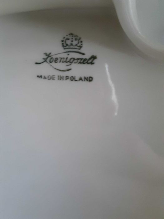 Stara porcelana duża waza z pokrywką
