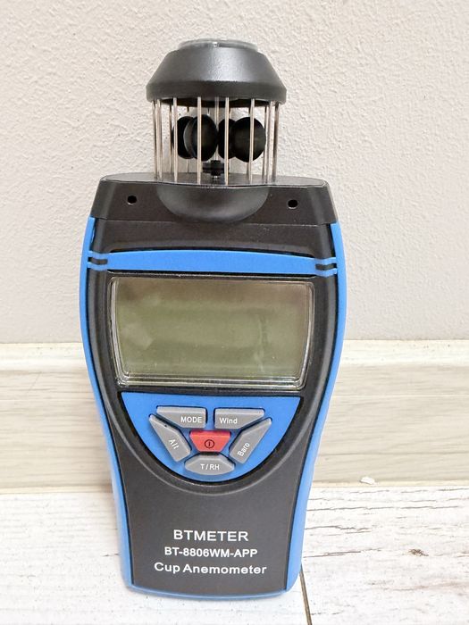 Anemometr kubkowy btmeter BT-8806WM-app