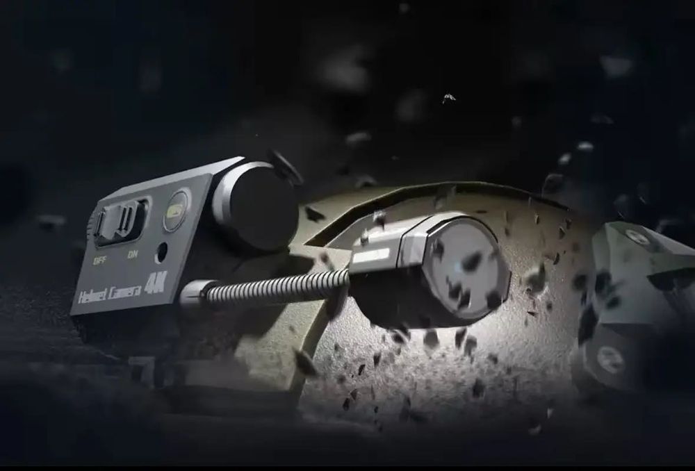 Камера RunCam Helmet 4K на шолом тактичний для військових на каску