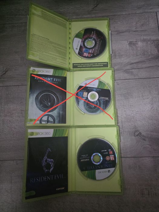 2 części resident evil xbox 360