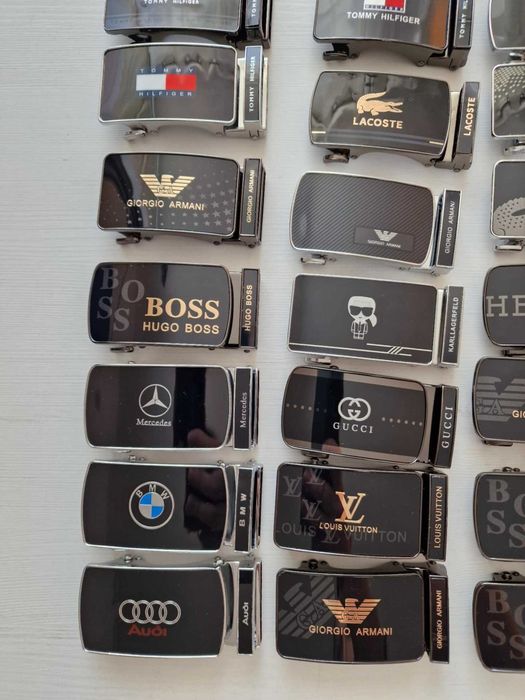 Nowy Skórzany Pasek Męski Tommy Armani Lacoste Hugo Boss CK