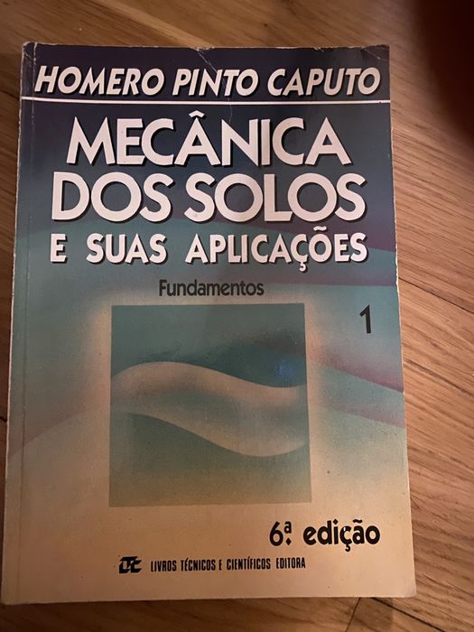 Livro tecnico. Mecânica dos solos 1
