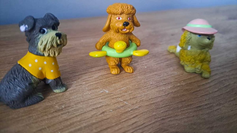 Zabawne figurki piesków 5 sztuk