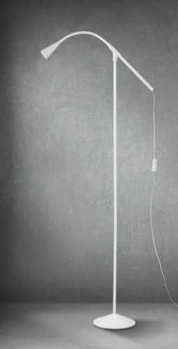 Lampa stojąca podłogowa LED Livarno home Freya 156cm biała