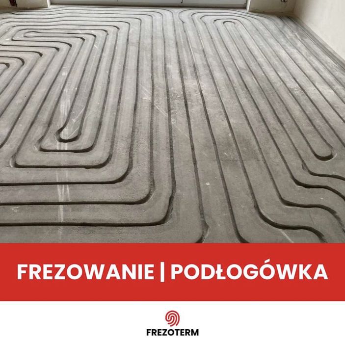 Ogrzewanie podłogowe | Podłogówka | Frezowanie pod ogrzewanie podłogow
