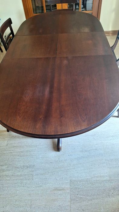 Mesa Sala Jantar Mogno