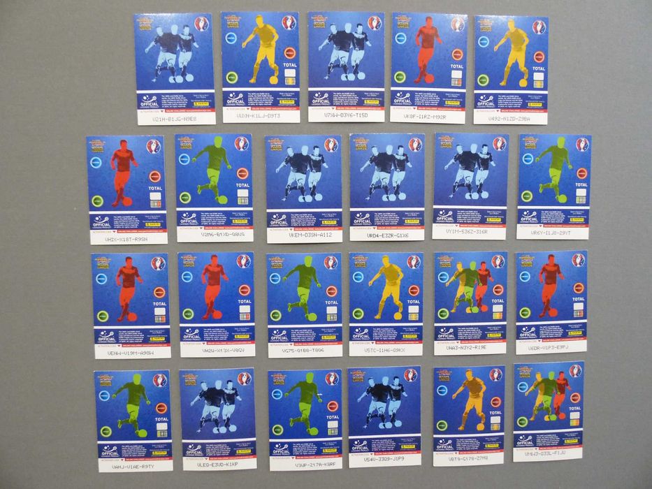 Cartas Uefa Euro 2016 Adrenalyn XL Panini
