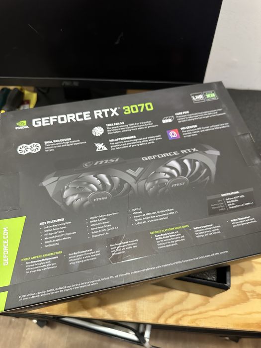 Placa grafica MSI 3070 Ventus 2 -  8 Gb