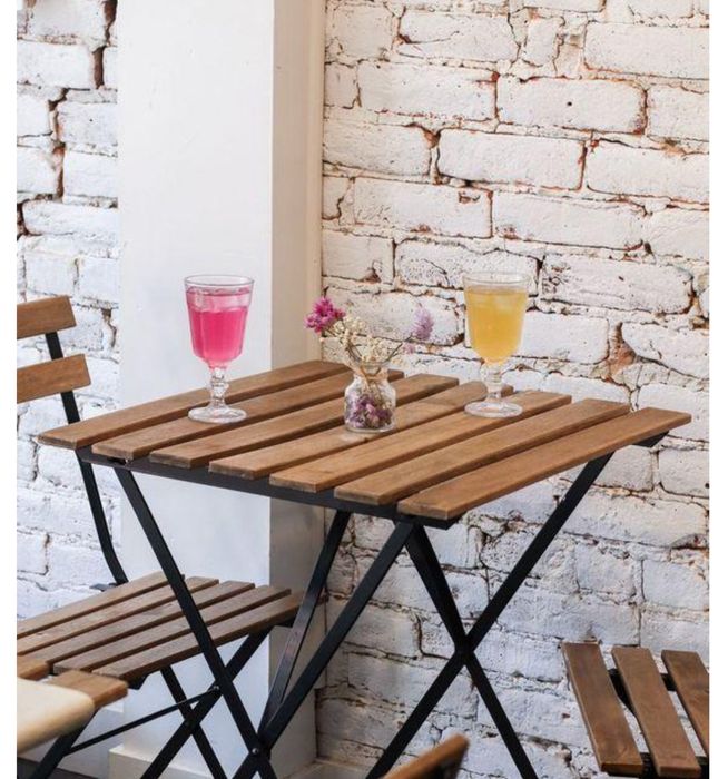 Розкладний стіл столик складний садові меблі кавярня кофейня