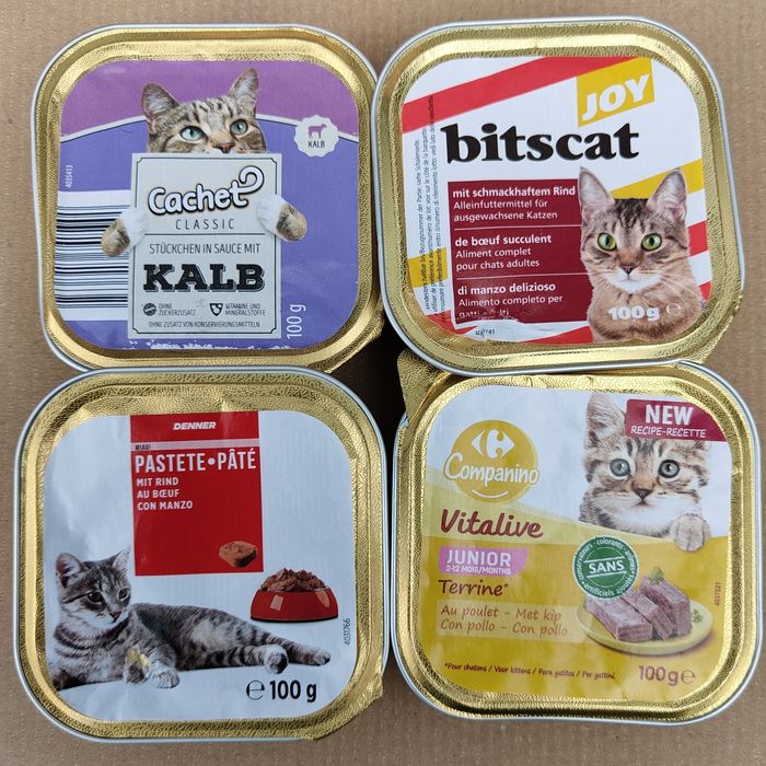 Karma tacki dla kota 200 szt mix