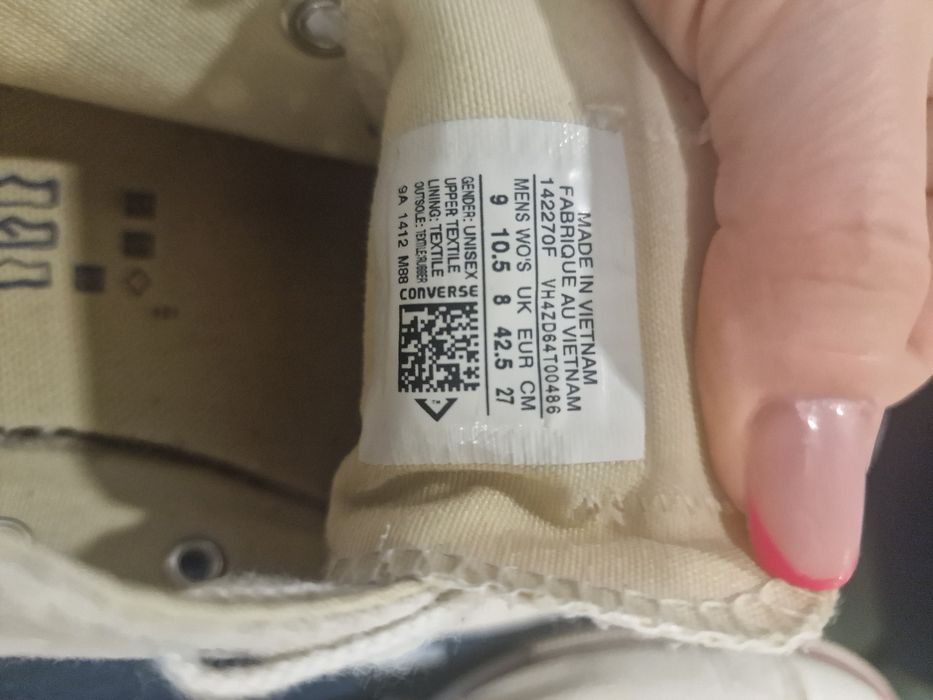 Trampki Converse 42.5
