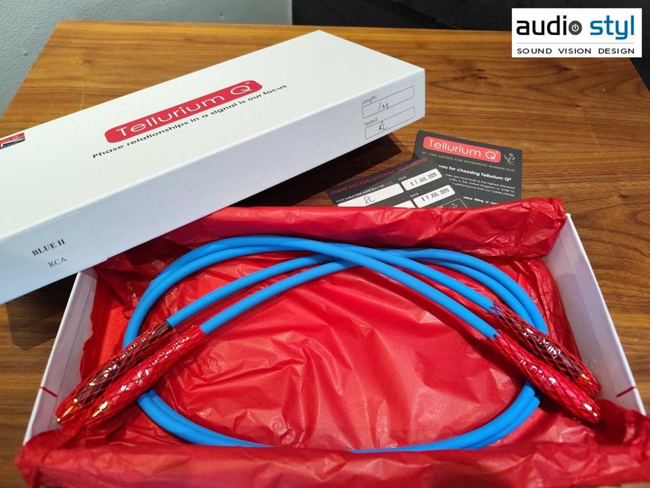 Tellurium Q Blue II RCA 1m interkonekt OUTLET