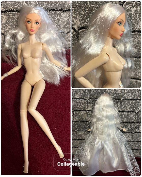 Лялька наречена Барбі гібрид , голова Дефа, тіло типу Інтегріті Мізі