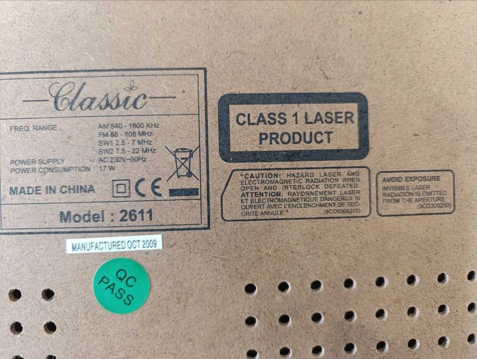 прогровач музикальний  Classic model 2611