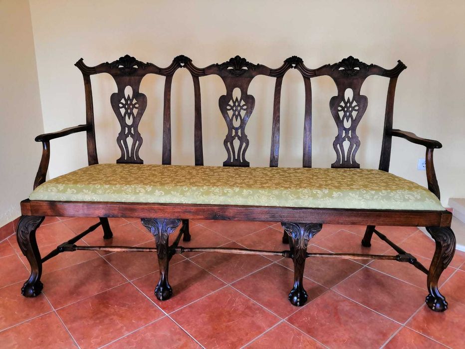 Antiguidades - Vendo Conjunto Sofá Sala Séc- XVII (Estilo D. João V)