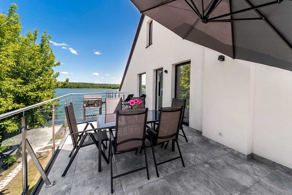 Apartament 6os z jacuzzi i sauna, domek nad jeziorem na Mazurach