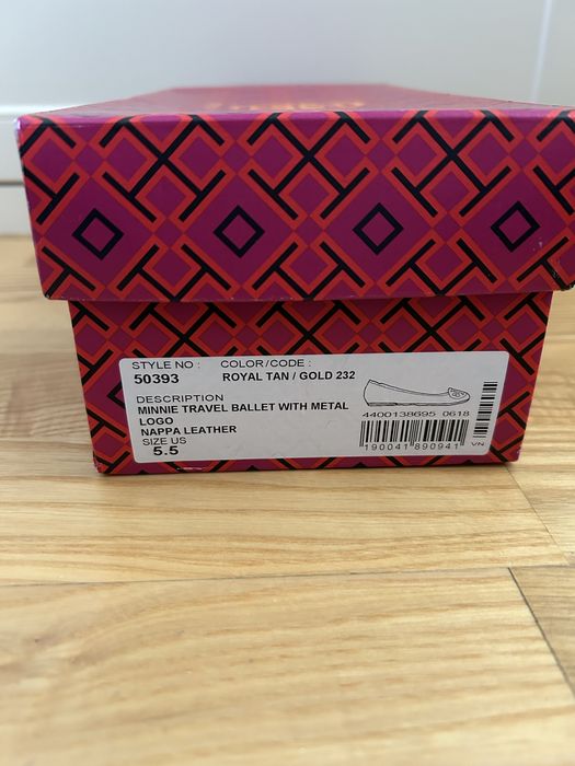 Baleriny Tory Burch skórzane