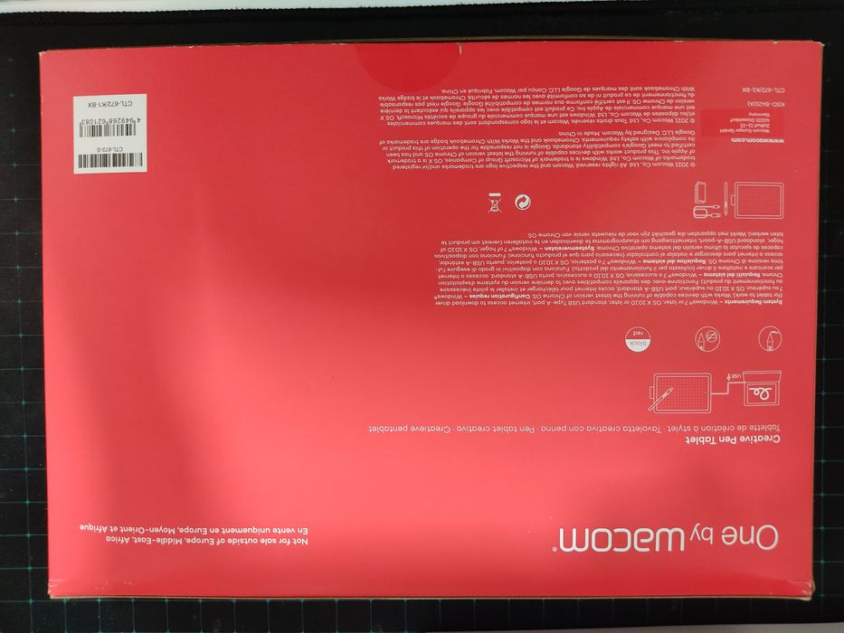 One by Wacom Digital Drawing Tablet, Medium Size **Nearly New**64738885440129121