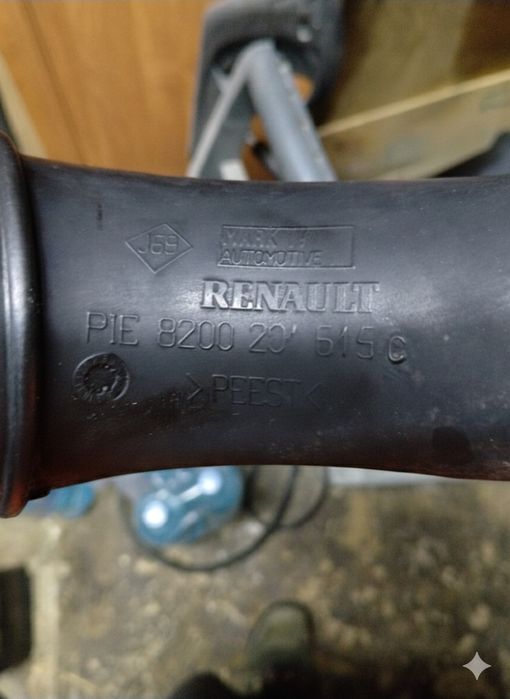 Przewód powietrzny renault scenic 1.9dci