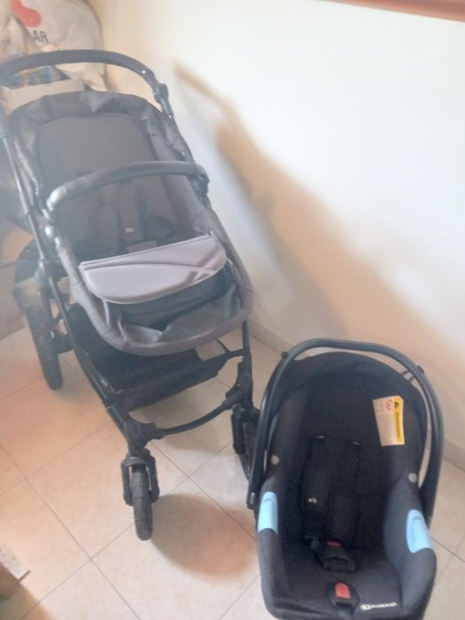 Carrinho de bebe kinderkraft 3 em 1