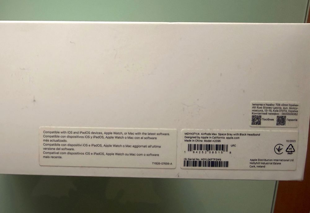 Apple AirPods Max (Space Gray) – Originais – Bom estado