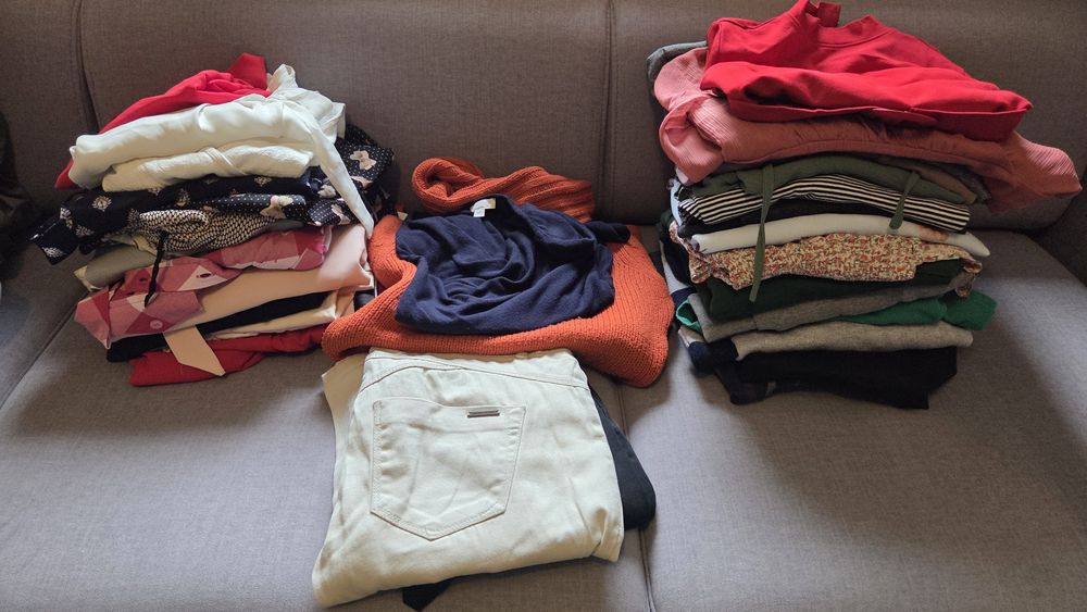 Paka paczka ubrań damskich do biura biurowe Orsay Reserved Tatuum H&M rozmiar XS/S 34/36 35 sztuk