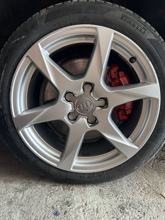 Felgi Audi z nowymi oponami letnimi pirelli 225/45/17