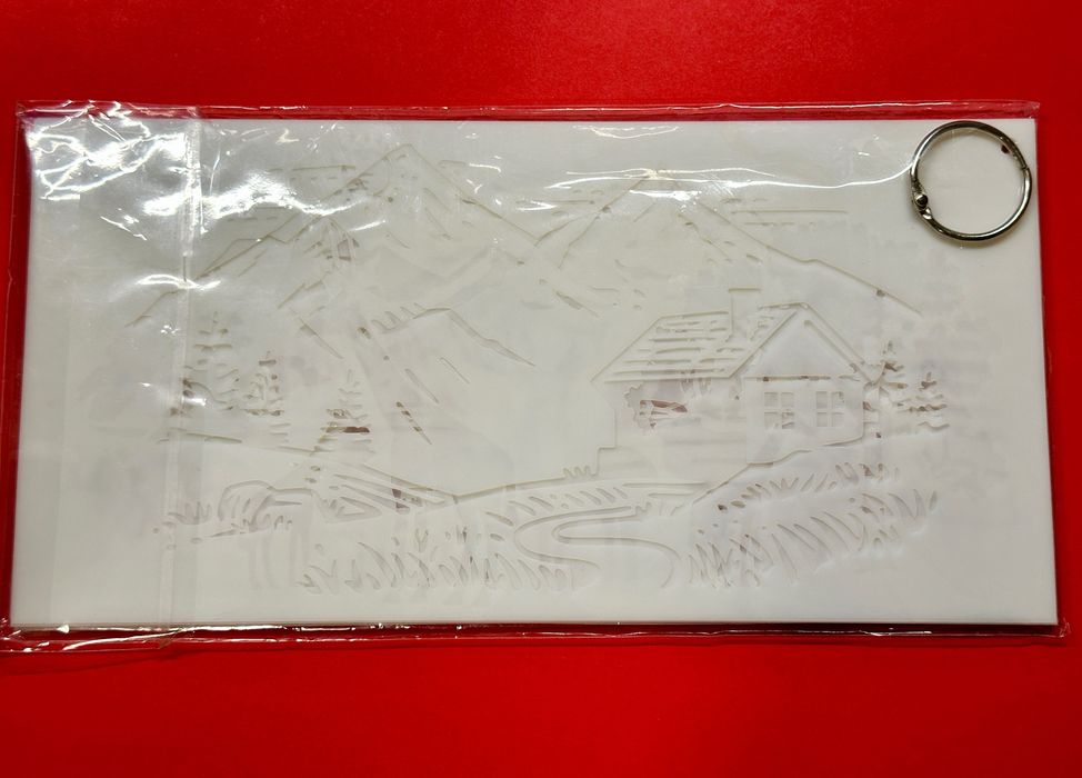 12 placas pvc para desenhar montanhas