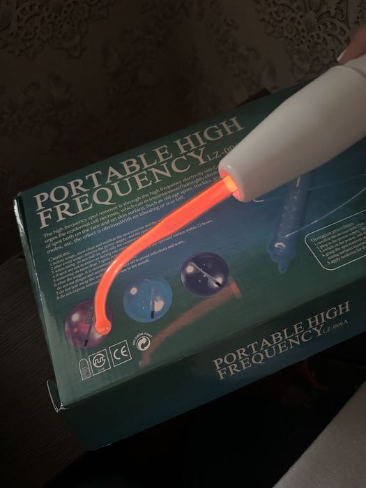 Дарсонваль імпульсний масажер для обличчя, тіла та шкіри голови