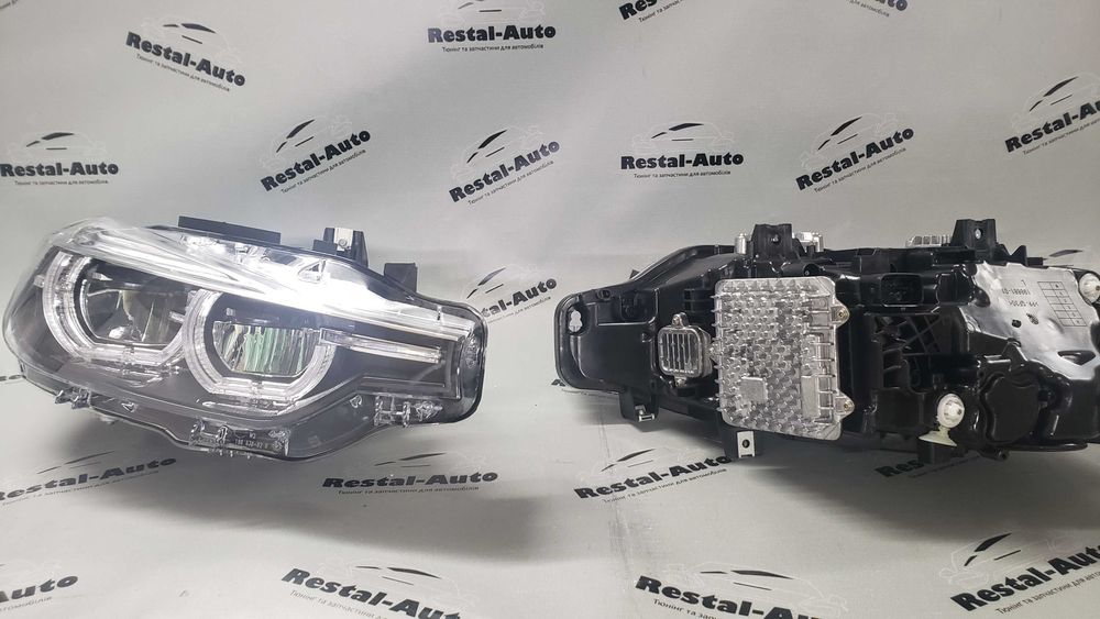 Фари Ф30 Full Led (з блоками) Black на BMW 3 Series F30 / F31 11-18 р