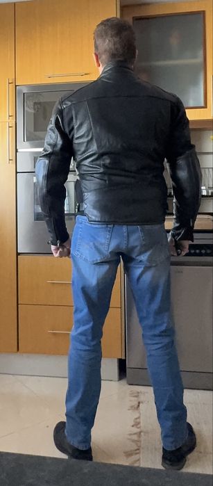 Blusão Harley-Davidson® M Slim em Couro, Raro na Europa, Como Novo