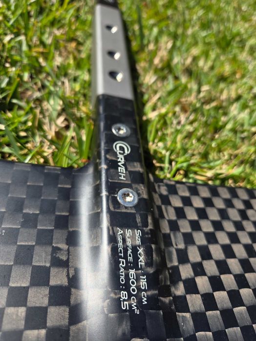 Foil GONG Curve H carbon XXL V2 + Fuselagem Titânio + Stab Fluid H + Mastro 75