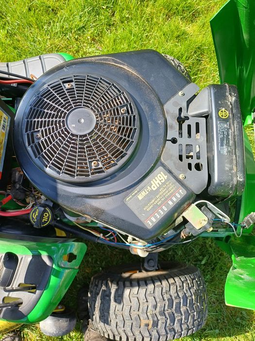 Kosiarka traktorek john deere ltr166 Silnik 2cylindry pompą oleju