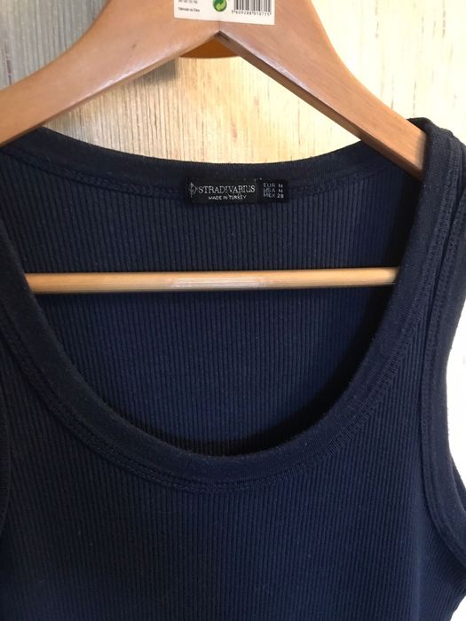 Top azul Stradivarius