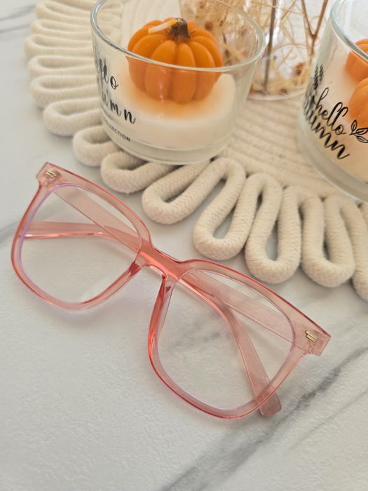 Stylowe okulary zerówki komputerowe