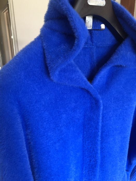 Płaszcz alpaka włoski-z kapturem,roz.uniwersalny - nowe kolory