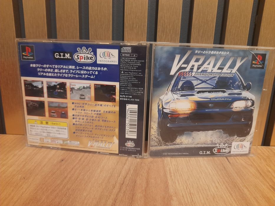 V Rally 1 ps1 psx retro ntsc j kolekcjonerski stan import z Japonii