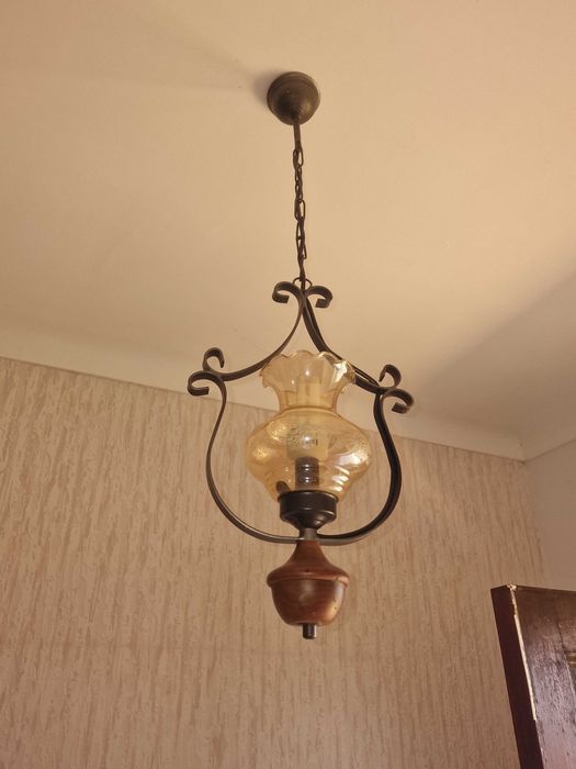 Venda de conjunto de 3 Candeeiros Suspensos Vintage/Rústicos
