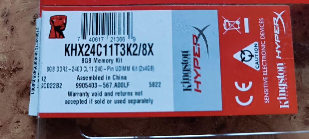 Продаю оперативну пам'ять Kingston 16gb, роутер ZyXEL