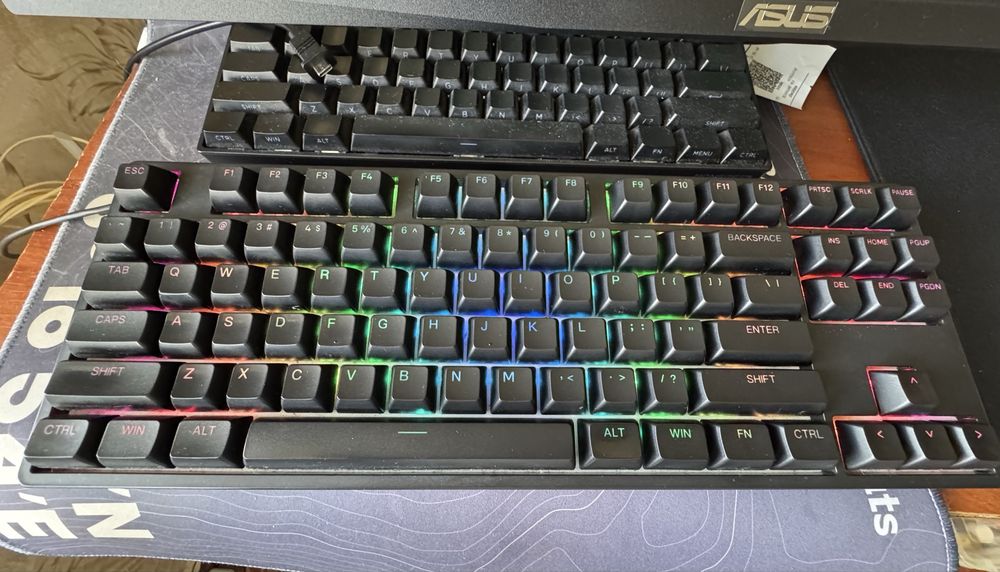 Akko 5087 RGB на лінійних Akko CS Jelly Pink Switch