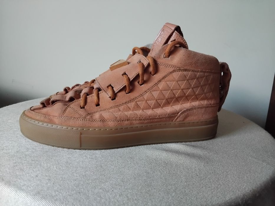 Sapatilhas patrick mohr k1x castanho/laranja