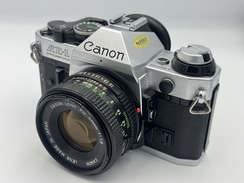 Canon Ae1 Program z 50 1.8 po serwisie nowe uszczelnienia. Bdb stan